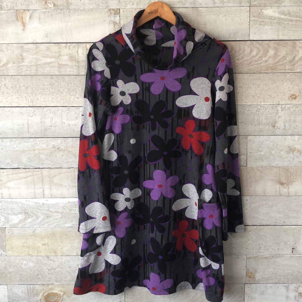 Floral tunic/short dress